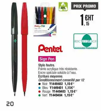 Sign Pen Pentel