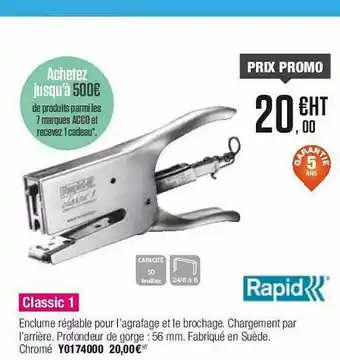 Classic 1 Rapid
