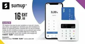 Plein ciel SumUp Air offre