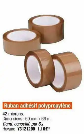 Plein ciel Ruban Adhésif Polypropylène offre