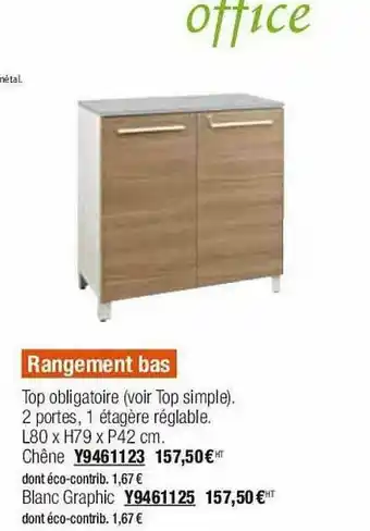 Rangement Bas
