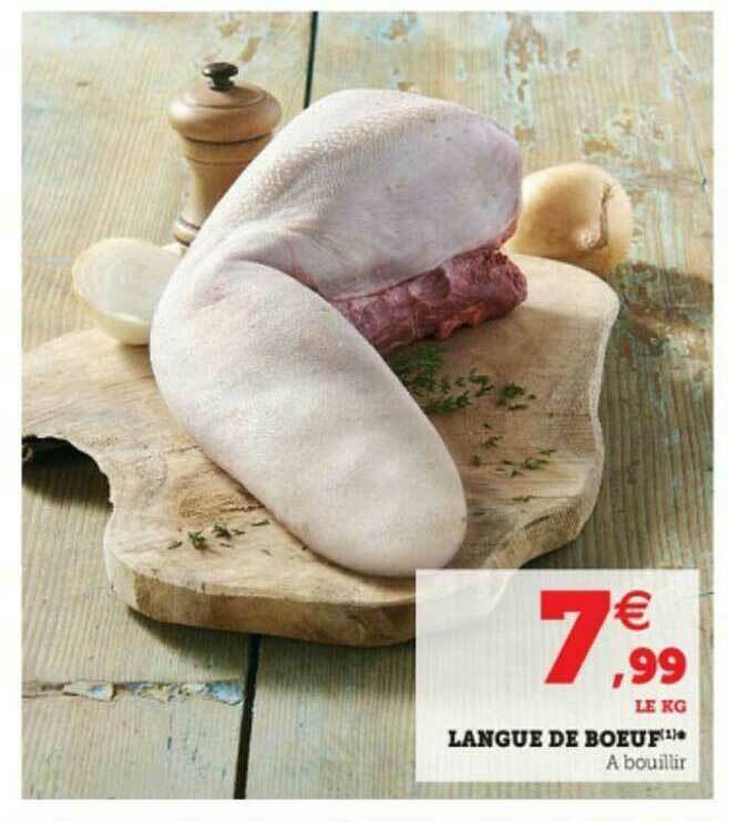 Promo Langue De Bœuf chez Super U