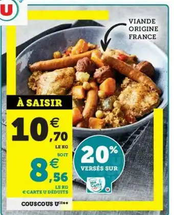 Super U Couscous U offre