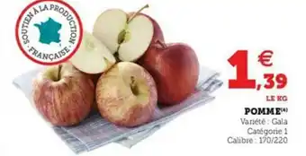 Super U Pomme Gala offre