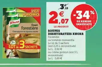 Soupes Déshydratées Knorr