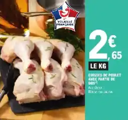 E.Leclerc Cuisses de poulet avec partie de dos offre