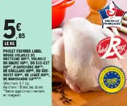 E.Leclerc Poulet fermier label rouge volaille offre