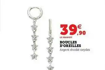 Super U Boucles D'oreilles offre