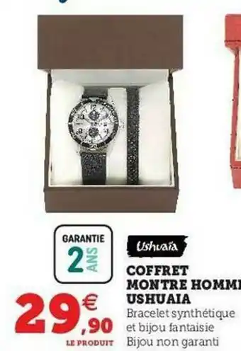 Super U Coffret Montre Homme Ushuaia offre