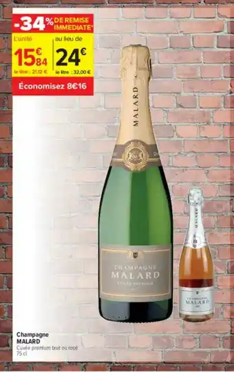 Carrefour Contact Champagne Malard offre