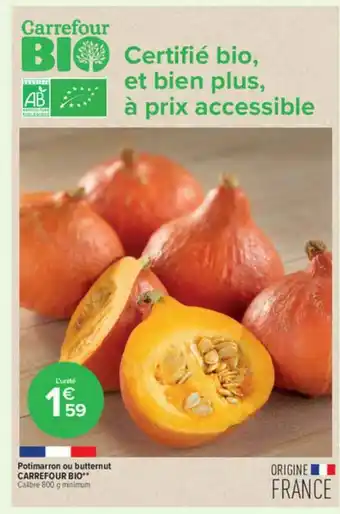 Carrefour Contact Potimarron Ou Butternut Carrefour Bio offre