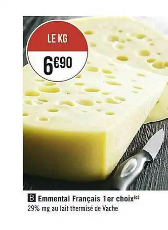 Emmental Français 1er Choix