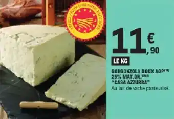 E.Leclerc Gorgonzola doux aqpit 25% mat. gr. casa azzurra offre