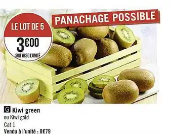 Casino Supermarchés Kiwi Green Ou Kiwi Gold offre