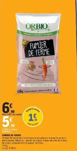 E.Leclerc Fumier de ferme offre