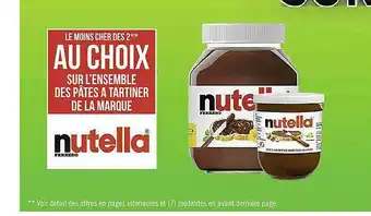 Casino Supermarchés Pâtes à Tartiner De La Marque Nutella offre