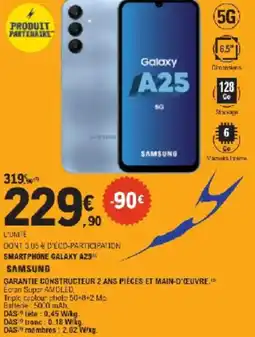 E.Leclerc Smartphone galaxy A25 offre