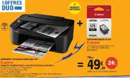 E.Leclerc Imprimante ts37501 multifonction 3 en 1 canon + cartouche d'encre pg 575 canon offre