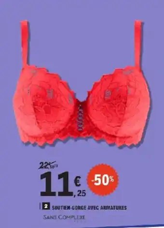 E.Leclerc Soutien-gorge avec armatures offre