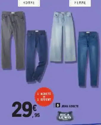 E.Leclerc Jean adulte offre