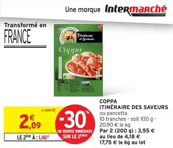 Intermarché Coppa itinéraire des saveurs offre