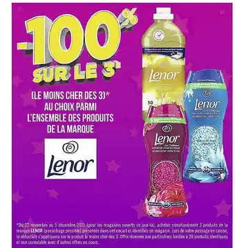 Casino Supermarchés L'ensemble Des Produits De La Marque Lenor offre