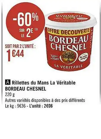 Rillettes Du Mans La Véritable Bordeau Chesnel