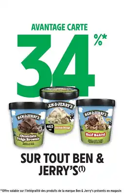 Intermarché Sur tout ben & jerry's offre