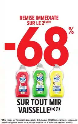 Intermarché Sur tout mir vaisselle offre