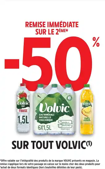 Intermarché Sur tout volvic offre