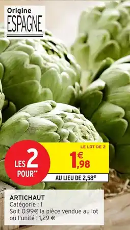 Intermarché Artichaut offre