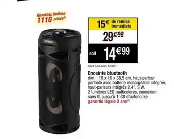 Enceinte Bluetooth