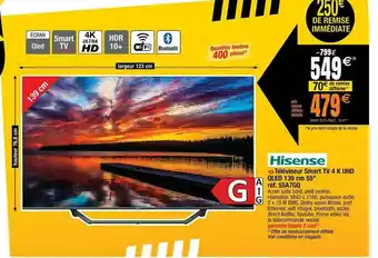 Cora x Carrefour Téléviseur Smart Tv 4k Uhd Qled 139 Cm 55 offre