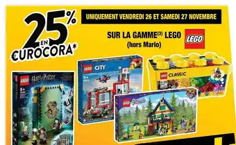 Cora x Carrefour La Gamme Lego offre
