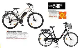 Cora x Carrefour Vélo à Assistance électrique offre