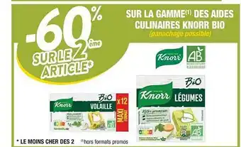 Cora x Carrefour La Gamme Des Aides Culianaires Knorr Bio offre