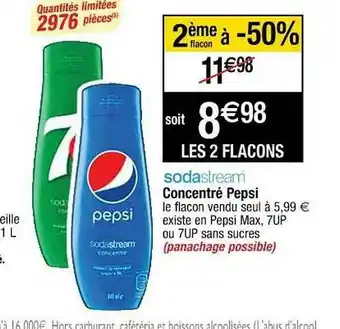 Sodastream Concentré Pepsi