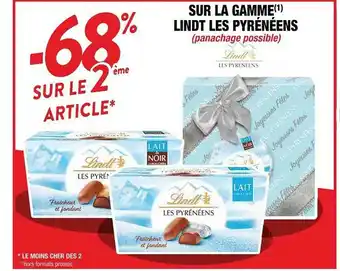 Cora x Carrefour La Gamme Lindt Les Pyrénéens offre
