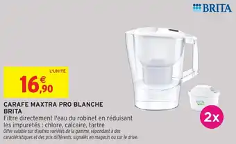 Intermarché Carafe maxtra pro blanche brita offre