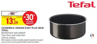 Intermarché Casserole ingenio easy plus tefal offre