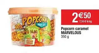 Cora x Carrefour Popcorn Caramel Marvelous offre