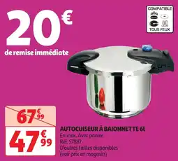 Auchan Autocuiseur à baionnette offre