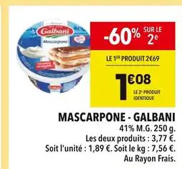 Supeco GALBANI Mascarpone offre