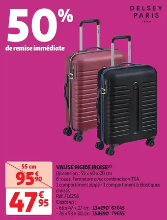 Auchan Valise rigide iroise offre