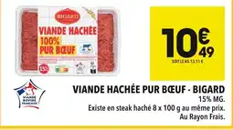 Supeco BIGARD Viande hachée pur bœuf offre