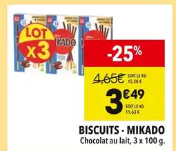 Supeco MIKADO Biscuits offre