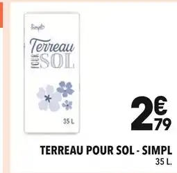 Supeco SIMPL Terreau pour sol offre