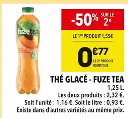 Supeco FUZE TEA Thé glacé offre