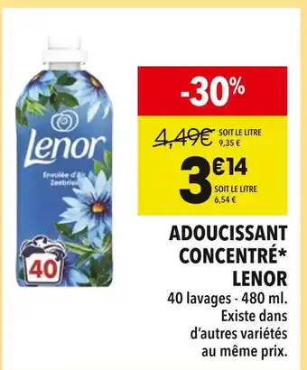 Supeco LENOR Adoucissant concentré offre