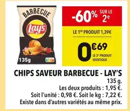 Supeco LAY’S Chips saveur barbecue offre